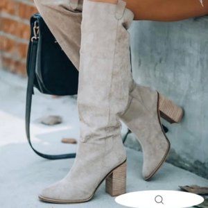 VICI-NWT Saint Slouch Boot-Grey